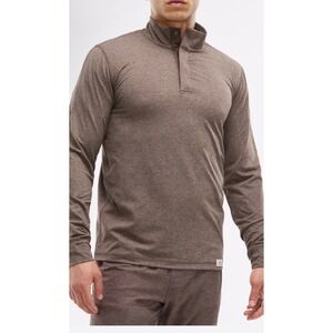 Peloton DreamBlend Classic Fit SNP Placket 412 Shirt Mens‎ L Brown